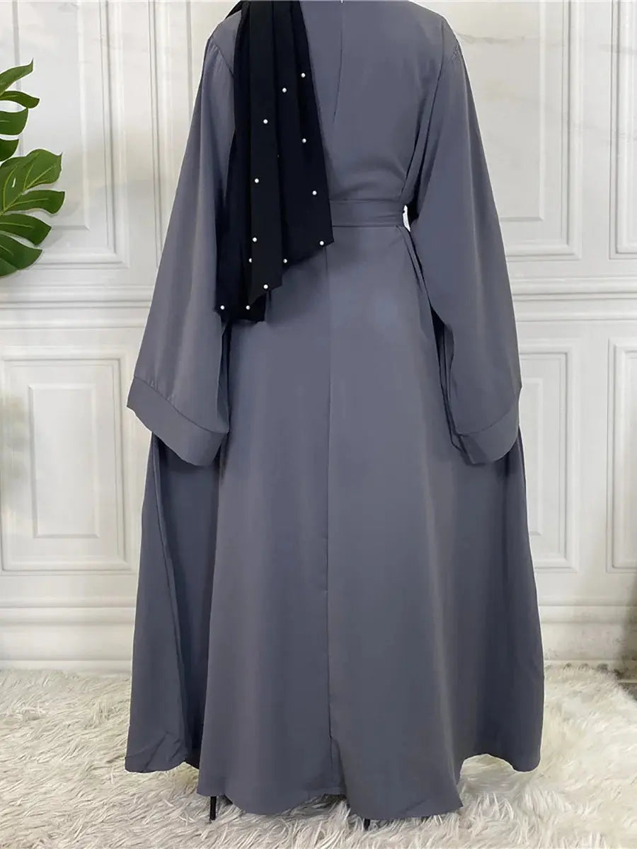 Modest Abaya Ramadan Musulman De Mode Maxi Robe Turkey Kaftan Islamic Clothing Muslim For Women Hijab Dress Caftan Vestidos