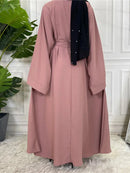 Modest Abaya Ramadan Musulman De Mode Maxi Robe Turkey Kaftan Islamic Clothing Muslim For Women Hijab Dress Caftan Vestidos - haalish