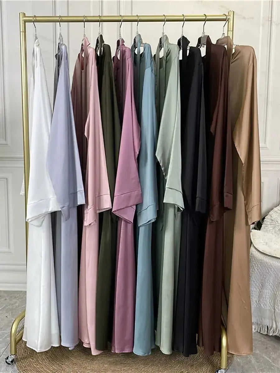 Modest Abaya Ramadan Musulman De Mode Maxi Robe Turkey Kaftan Islamic Clothing Muslim For Women Hijab Dress Caftan Vestidos - haalish