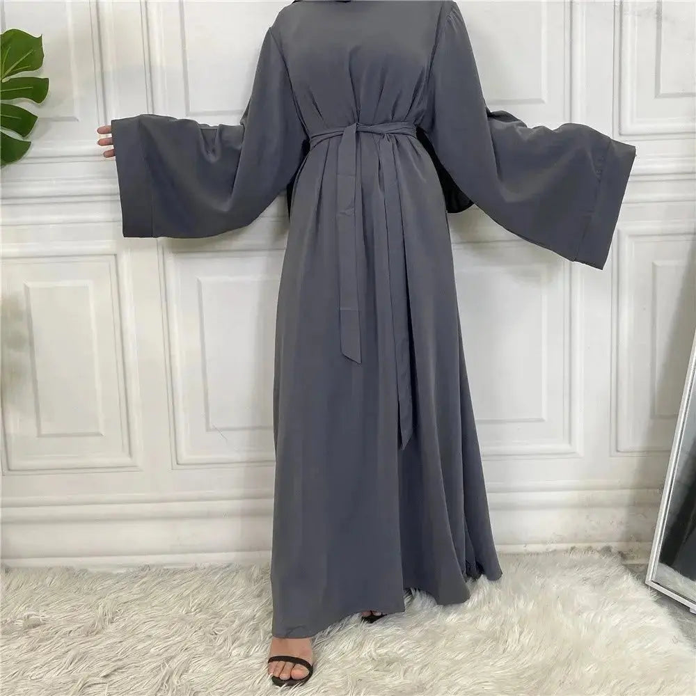 Modest Abaya Ramadan Musulman De Mode Maxi Robe Turkey Kaftan Islamic Clothing Muslim For Women Hijab Dress Caftan Vestidos - haalish