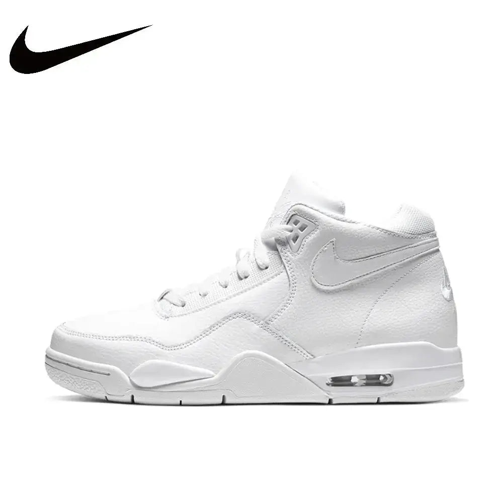 NIKE Flight Legacy Men's Shoes Simple AJ4 Air Cushion Wear-resistant Casual Basketball Sneakers