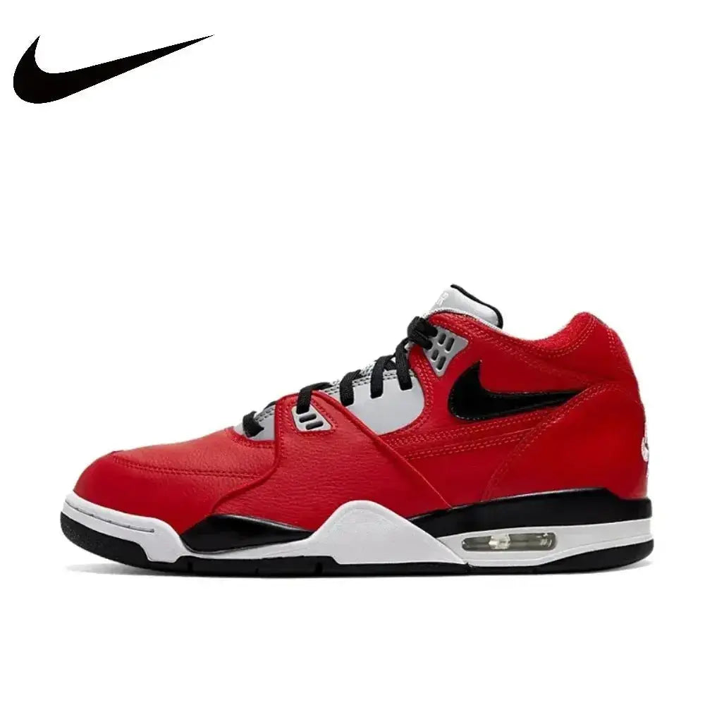 NIKE Flight Legacy Men's Shoes Simple AJ4 Air Cushion Wear-resistant Casual Basketball Sneakers