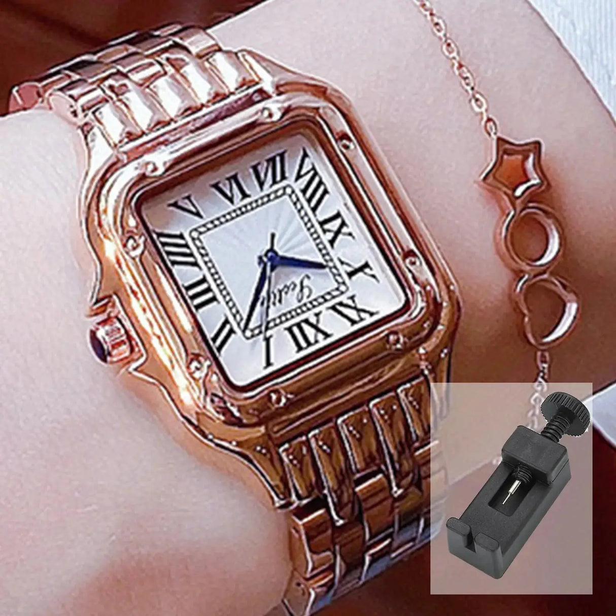 New Fashion Elegant Girls Ladies Steel Waterproof Watch Waterproof new women's watch quartz