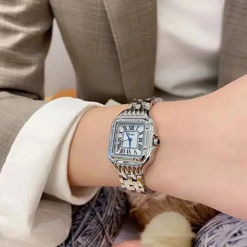 New Fashion Elegant Girls Ladies Steel Waterproof Watch Waterproof new women's watch quartz - haalish