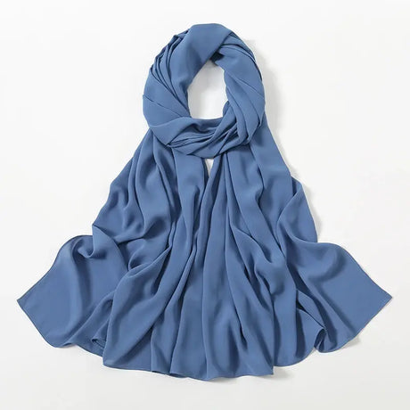 New Premium Chiffon Muslim Hijabs Scarf For Women Heavy Weight Chiffon Shawls Headscarf Wraps Foulard Islamic Turban Headband