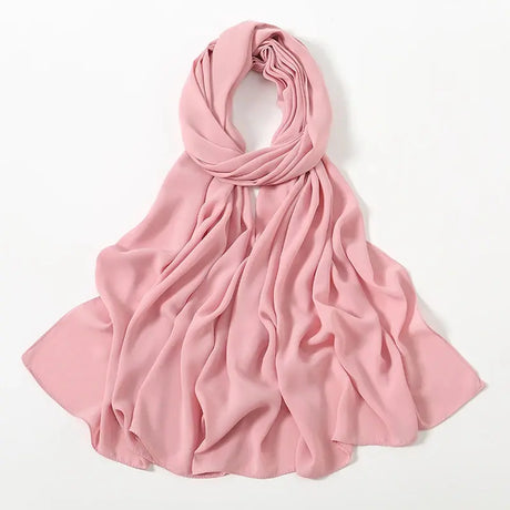 New Premium Chiffon Muslim Hijabs Scarf For Women Heavy Weight Chiffon Shawls Headscarf Wraps Foulard Islamic Turban Headband