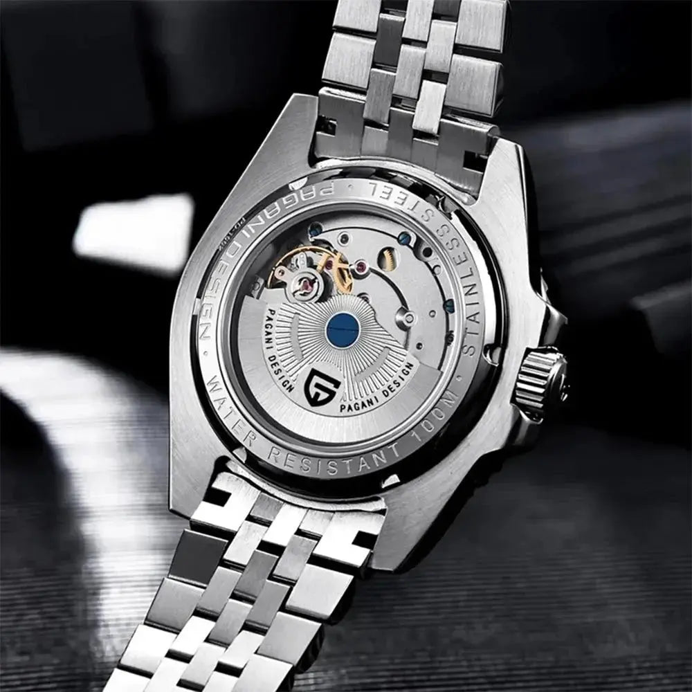 PAGANI DESIGN V3 Version GMT Watches Men's Luxury Sapphire Automatic Mechanical Watch 40MM Stainless Steel Waterproof Watch - haalish