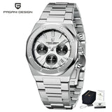 Pagani Design 2024 New VK63 Business Men's Quartz Watch Luxury Sapphire Stainless Steel 20Bar Waterproof Leisure Sports Watch Me