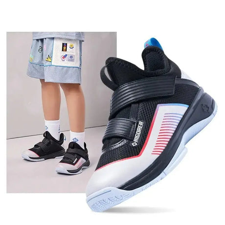 RIGORER Children's Basketball Shoes Boys And Girls Students Training Professional Big Children's New Year Running Shoes