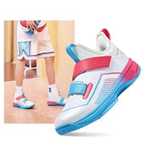 RIGORER Children's Basketball Shoes Boys And Girls Students Training Professional Big Children's New Year Running Shoes