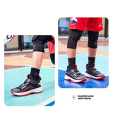 RIGORER Children's Basketball Shoes Boys And Girls Students Training Professional Big Children's New Year Running Shoes