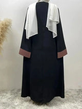 Ramadan Eid Muslim Abaya Dubai Luxury Splicing Fake Two Pieces Abayas For Women Kaftan Modest Dress Islam Caftan Marocain Femme