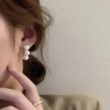 Refined Pearl Earrings 2022 for Women Trend Women Jewelry Earing Fashion Korean Delicate Pearl Woman Earrings