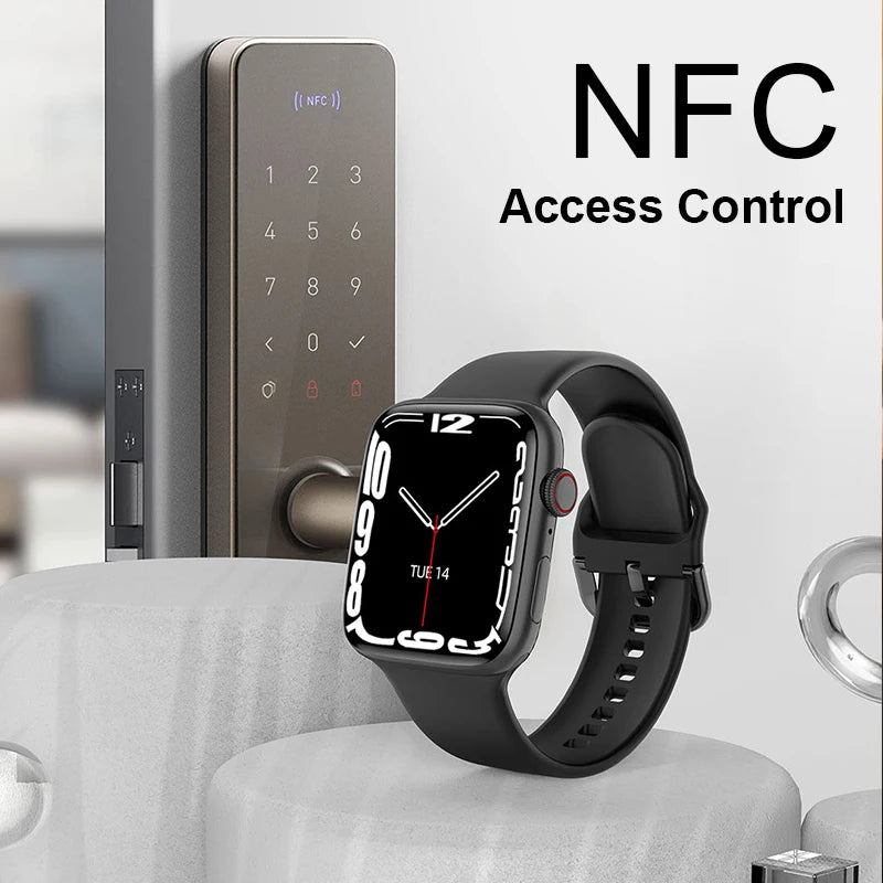 NEW Smart Watch 2024 Wireless Charging Smartwatch Bluetooth Calls Men Women Watches Fitness Bracelet Custom Watch Face