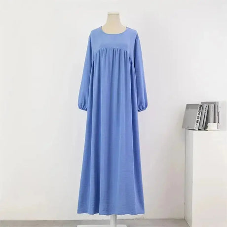 Spirng Autumn Full Sleeve Casual Plus Size Dress Women Loose Maxi Dresses Female Oversize Long Dresses Vestidoes Fit 120KG