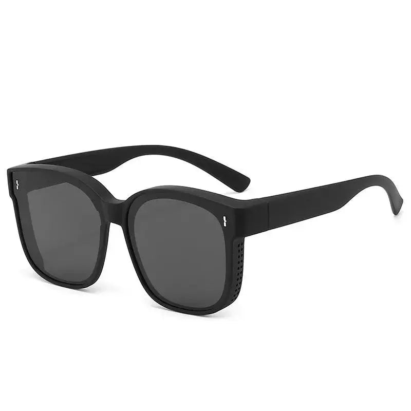 Summer Driving Sun Protection Polarized Light One Mirror Dual Use Anti Glare Trendy Sunglasses