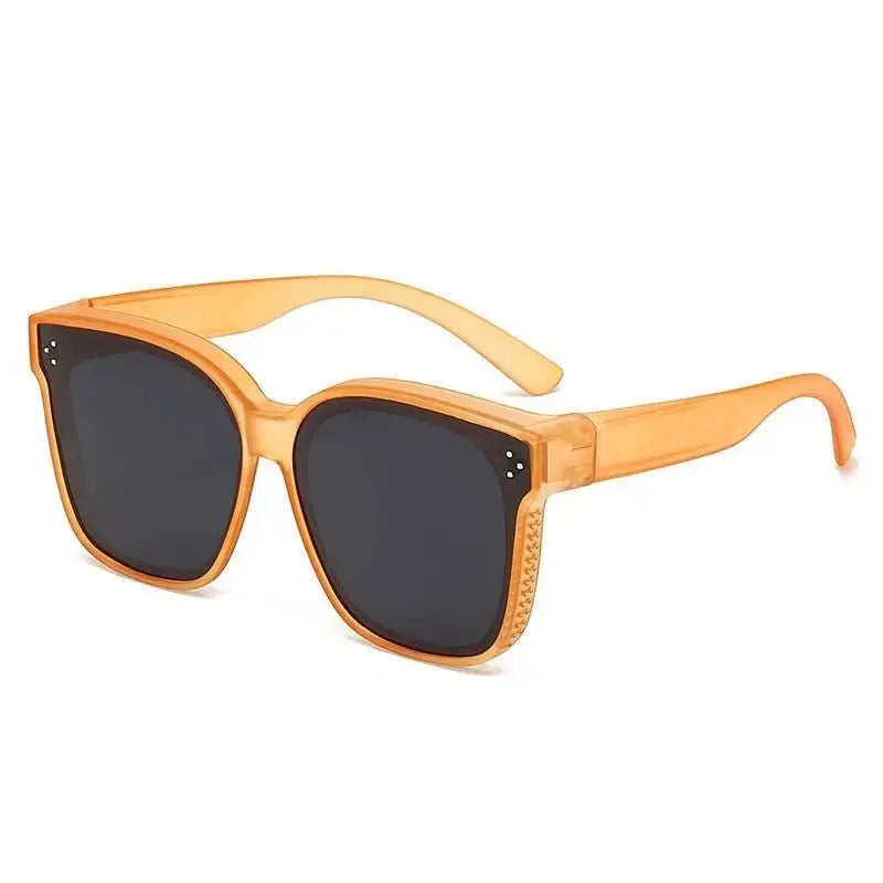 Summer Driving Sun Protection Polarized Light One Mirror Dual Use Anti Glare Trendy Sunglasses - haalish