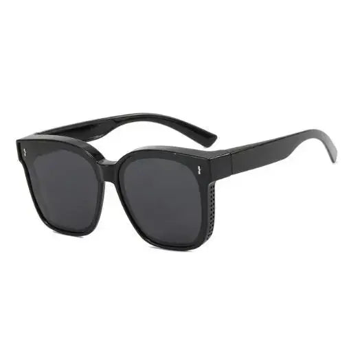 Summer Driving Sun Protection Polarized Light One Mirror Dual Use Anti Glare Trendy Sunglasses - haalish