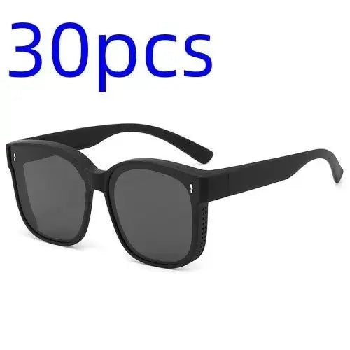 Summer Driving Sun Protection Polarized Light One Mirror Dual Use Anti Glare Trendy Sunglasses