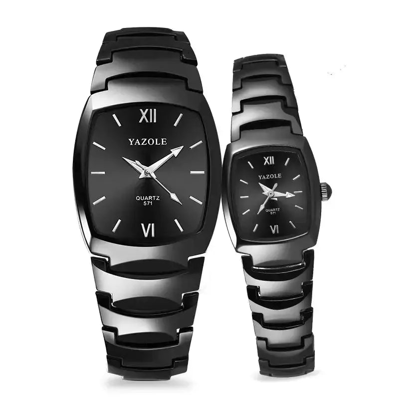 UTHAI L40 Men's Watch Light Luxury Tungsten Steel Glow Waterproof Clock Couple Watches Women's Fashion Quartz Wristwatch Gift