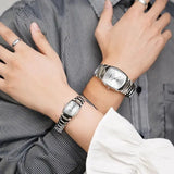 UTHAI L40 Men's Watch Light Luxury Tungsten Steel Glow Waterproof Clock Couple Watches Women's Fashion Quartz Wristwatch Gift