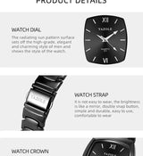 UTHAI L40 Men's Watch Light Luxury Tungsten Steel Glow Waterproof Clock Couple Watches Women's Fashion Quartz Wristwatch Gift