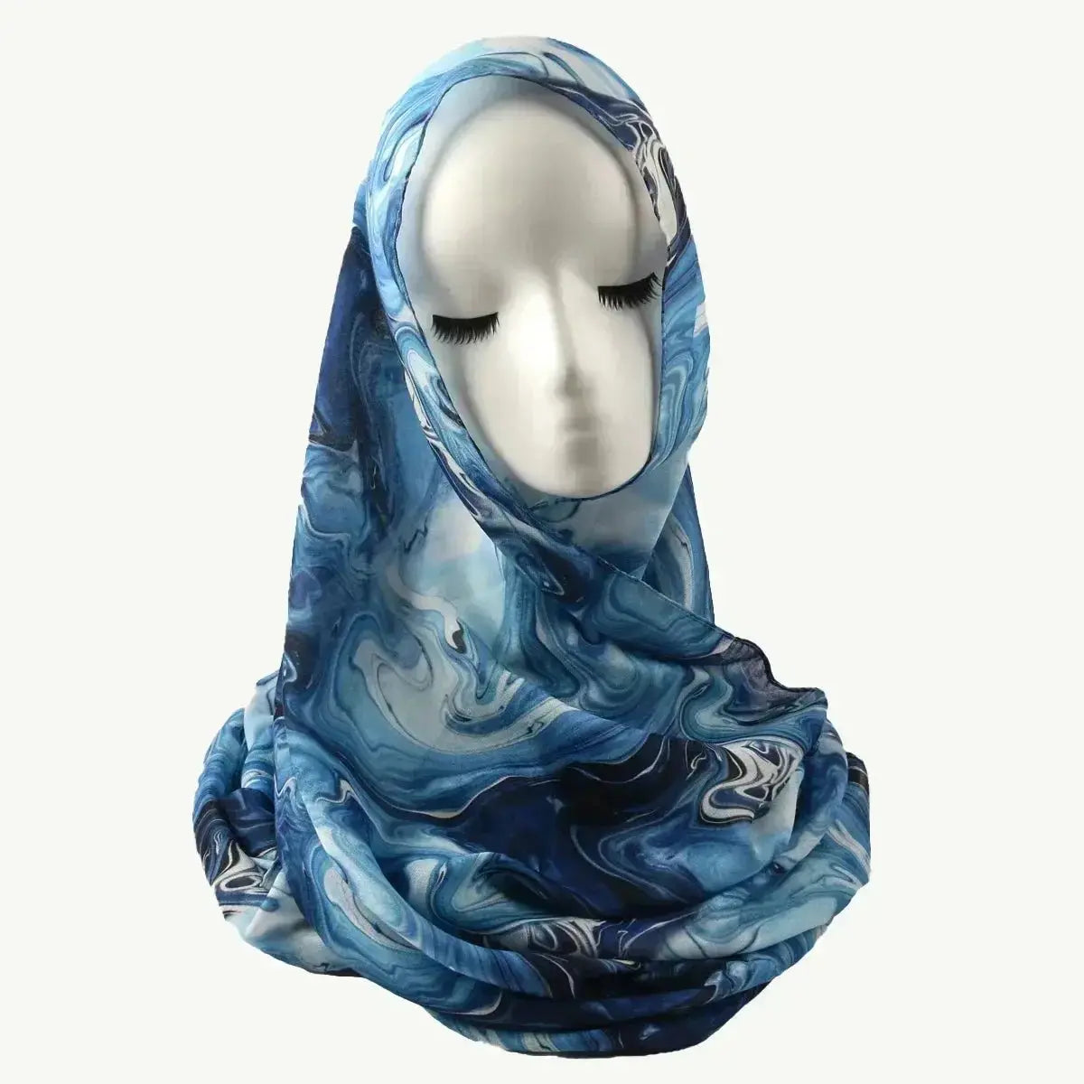 Watercolour Floral Printed Modal Breathable Light Weight Soft Cotton Rayon Viscose Woven Modal Muslim Women Shawl Hijab Scarf