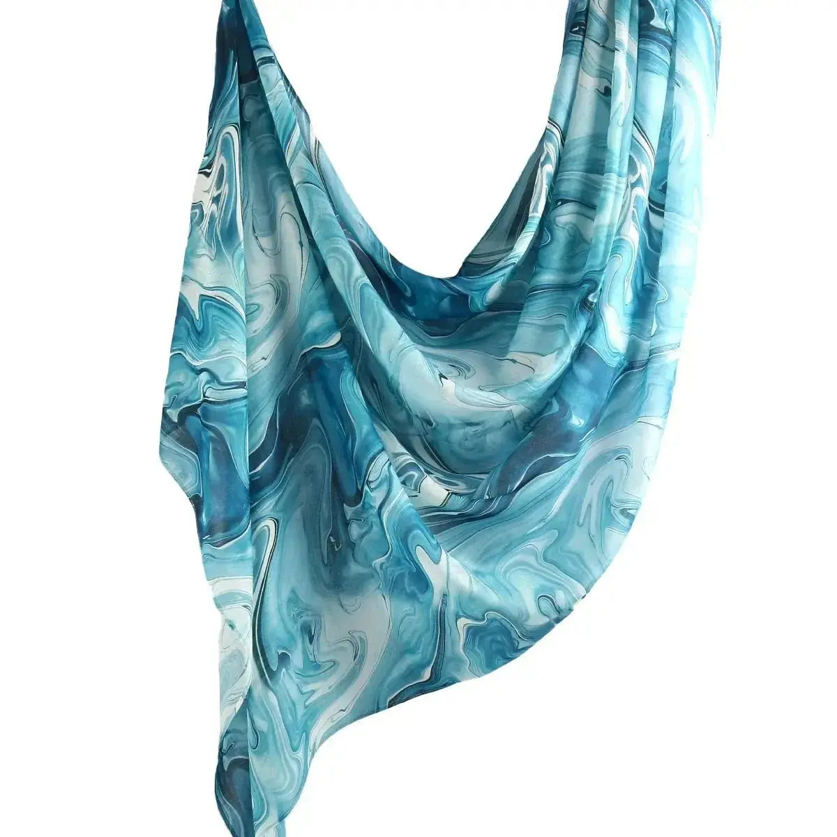 Watercolour Floral Printed Modal Breathable Light Weight Soft Cotton Rayon Viscose Woven Modal Muslim Women Shawl Hijab Scarf - haalish