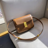 Women’s Genuine Leather Shoulder Bag 2022 Trend Brand Small Square Bags Luxury Designer Handbag Fashion Messenger BagsTofu Bags - haalish