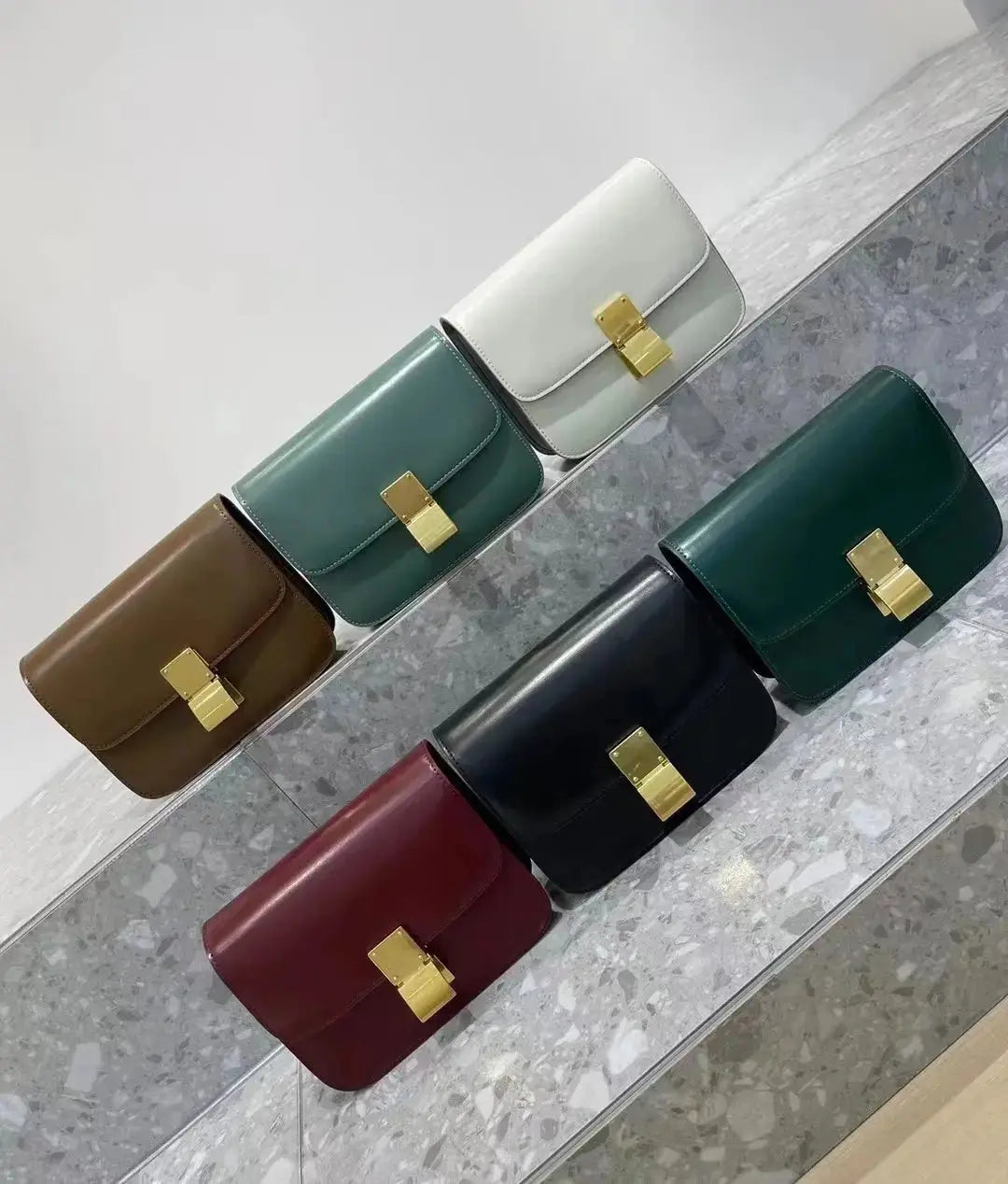 Women’s Genuine Leather Shoulder Bag 2022 Trend Brand Small Square Bags Luxury Designer Handbag Fashion Messenger BagsTofu Bags