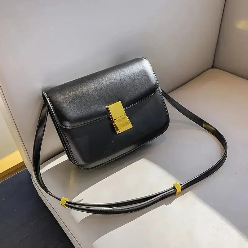 Women’s Genuine Leather Shoulder Bag 2022 Trend Brand Small Square Bags Luxury Designer Handbag Fashion Messenger BagsTofu Bags - haalish