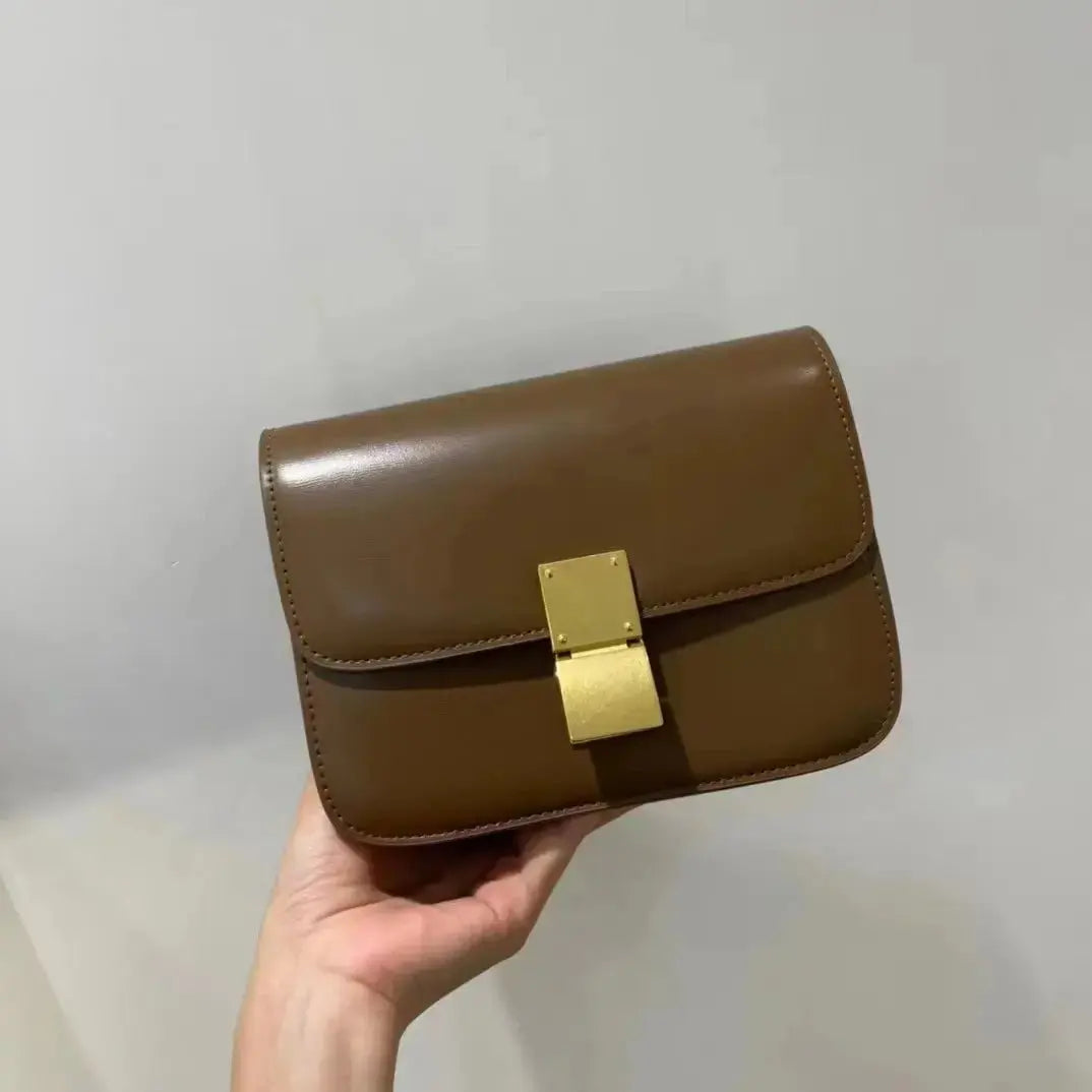 Women’s Genuine Leather Shoulder Bag 2022 Trend Brand Small Square Bags Luxury Designer Handbag Fashion Messenger BagsTofu Bags