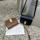 Women’s Genuine Leather Shoulder Bag 2022 Trend Brand Small Square Bags Luxury Designer Handbag Fashion Messenger BagsTofu Bags