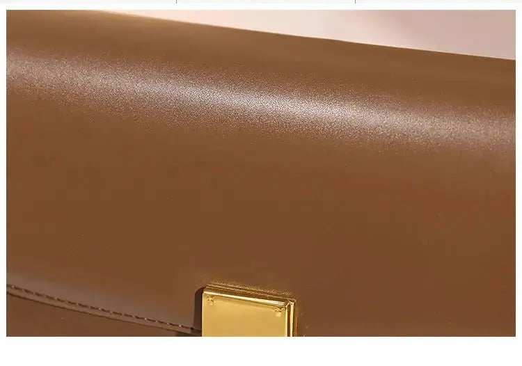 Women’s Genuine Leather Shoulder Bag Trend Brand Small Square Bags Luxury Designer Handbags Fashion Messenger BagsTofu Bags 2023