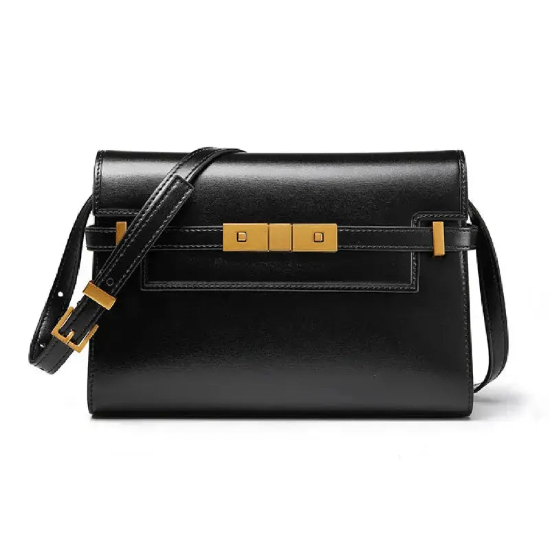 Women's Luxury Designer Handbag Fashion Underarm Bag Top Quality Real Leather Crossbody Shoulder Large Capacity Square Bag