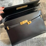 Women's Luxury Designer Handbag Fashion Underarm Bag Top Quality Real Leather Crossbody Shoulder Large Capacity Square Bag