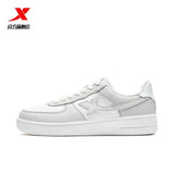 Xtep Air Force One board shoes men's shoes autumn casual shoes couple sneakers women's shoes versatile platform small white shoes