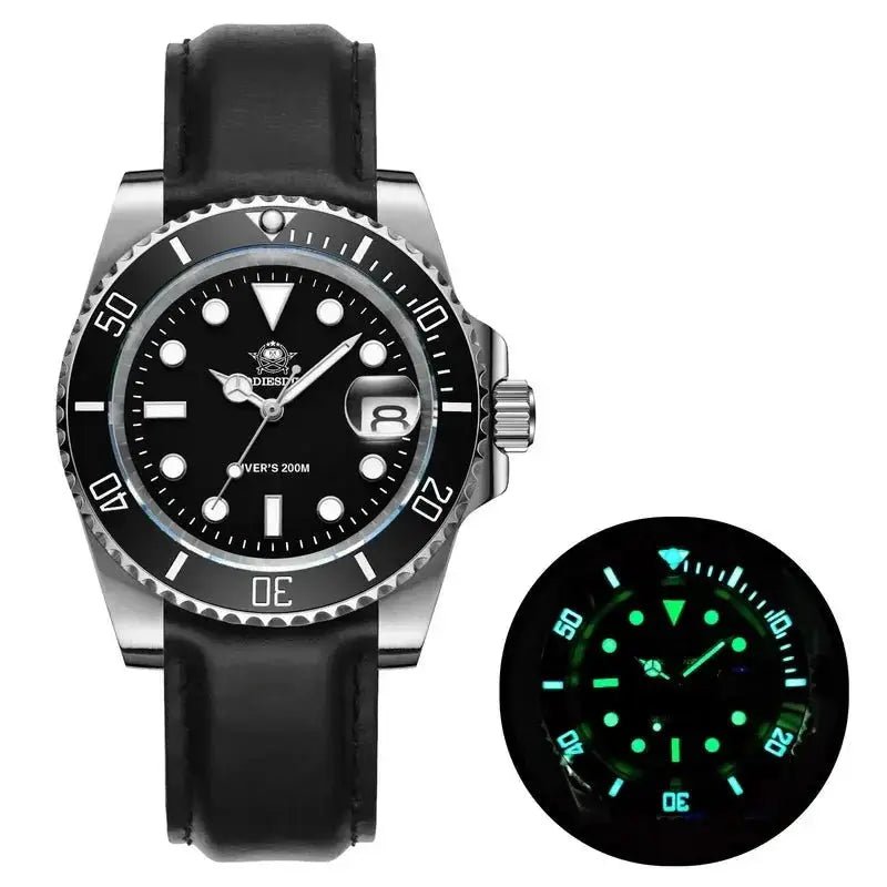 ADDIESDIVE Fashion Watch Stainless Steel Diver Watch 200M C3 Super Luminous Sport Luxury Watch reloj hombre Quartz Men Watch - haalish