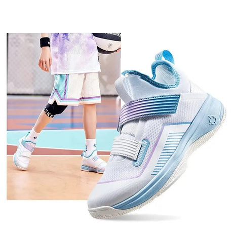 RIGORER Children's Basketball Shoes Boys And Girls Students Training Professional Big Children's New Year Running Shoes - haalish